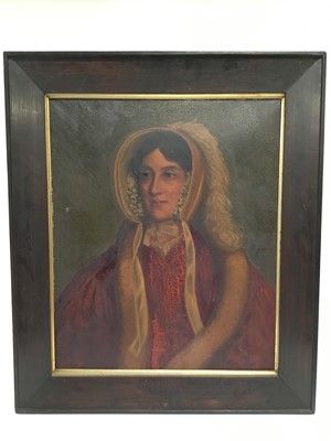 Lot 99 - Pair of mid 19th century portraits