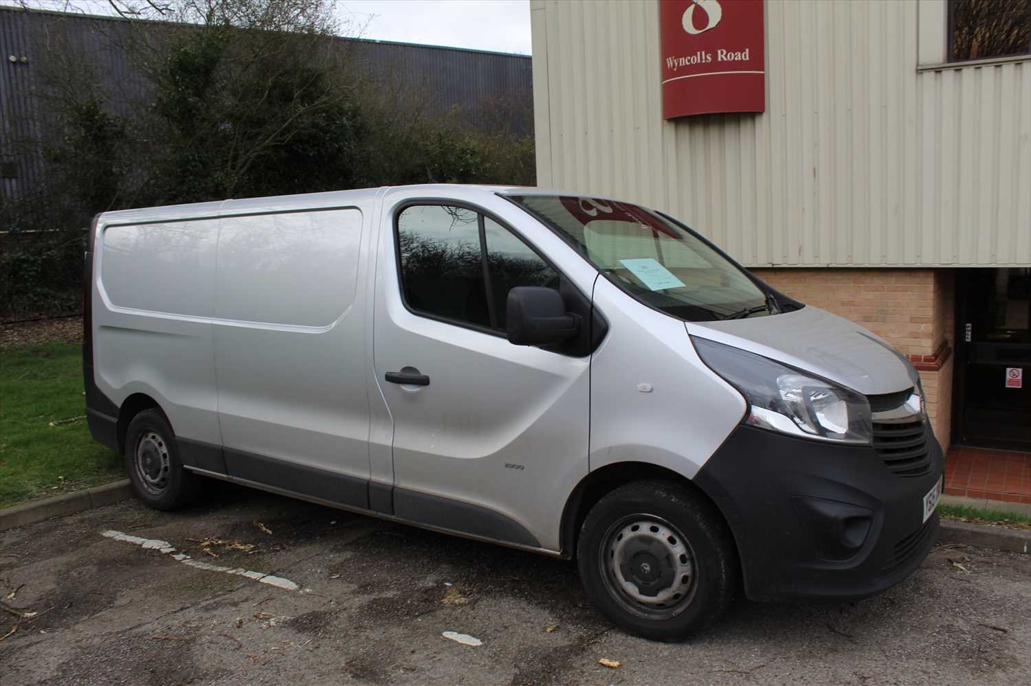 Lot 1 - 2015 Vauxhall Vivaro 2900, 2.0 CDTi Panel Van, Registration No. YS15 XMB, finished in silver, 81,713 miles, MOT until 4th July 2020, Supplied with service history, V5 and 1 key.  
 N.B.  There is n...