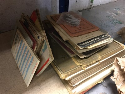Lot 356 - Collection of vintage maps and map books