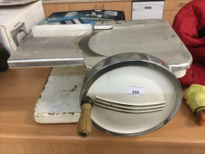 Lot 359 - Vintage Butchers meat slicer, circa. 1960's