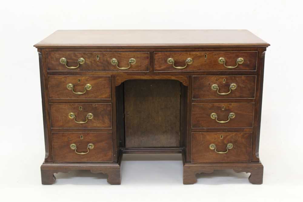 Lot 1315 - George III mahogany desk