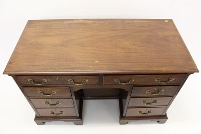 Lot 1315 - George III mahogany desk