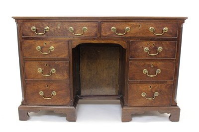 Lot 1315 - George III mahogany desk