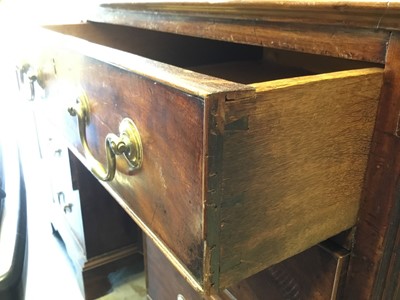 Lot 1315 - George III mahogany desk