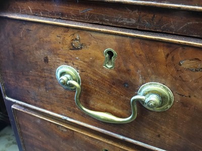 Lot 1315 - George III mahogany desk