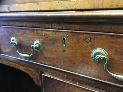 Lot 1315 - George III mahogany desk