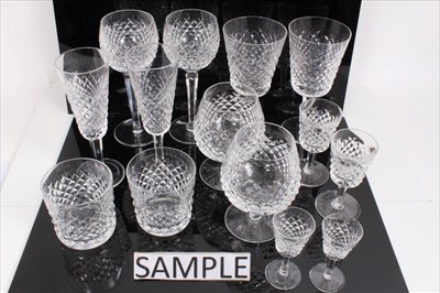 Lot 973 - Waterford Crystal Alana pattern table service