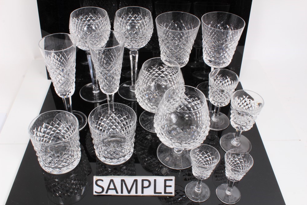Lot 973 - Waterford Crystal Alana pattern table