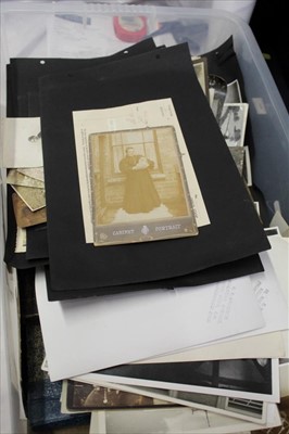 Lot 1142 - 1920s and later photographs in albums and loose, holidays, families, naval etc.
