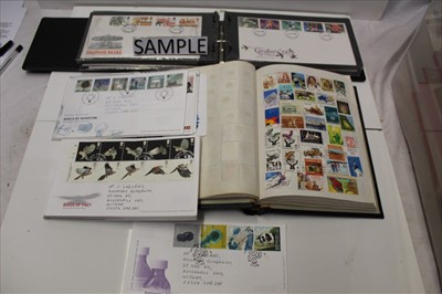 Lot 1154 - Stamps GB and World selection in albums and loose. First day covers, Year Packs and Presentation packs etc.