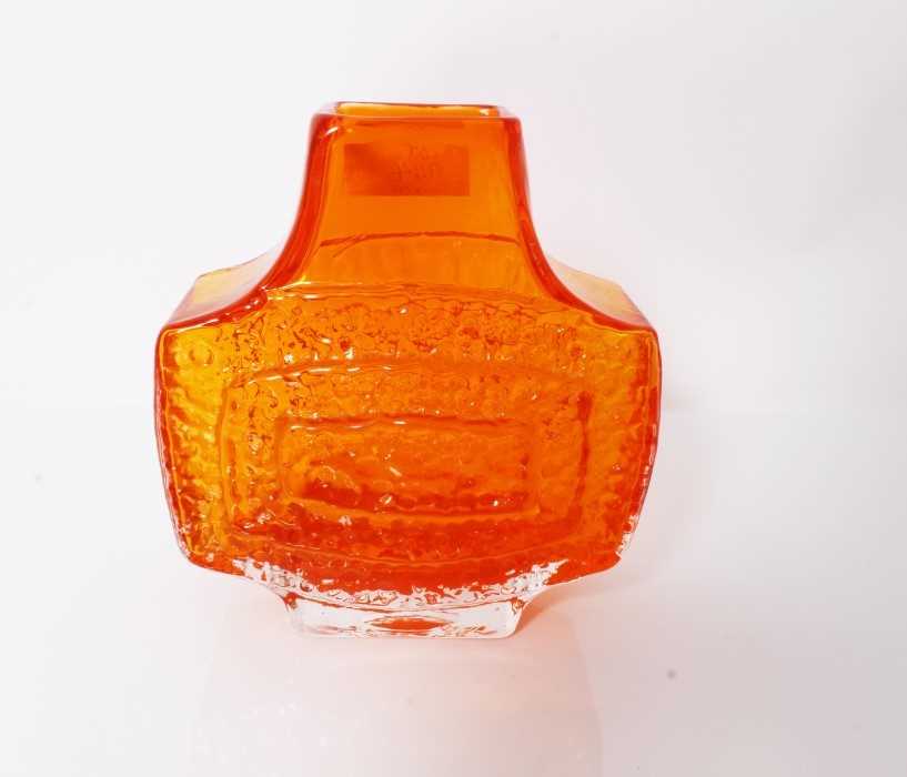 Lot 944 - Whitefriars Tangerine TV vase designed by Geoffrey Baxter