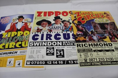 Lot 1174 - One lot of approx 70 Circus posters