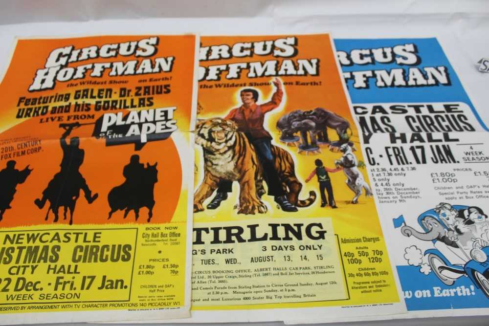 Lot 1166 - Three Hoffman Circus posters