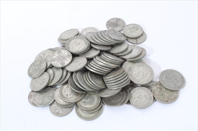 Lot 338 - G.B. - mixed pre-1947 silver coinage (estimated face value £10.00) (qty)