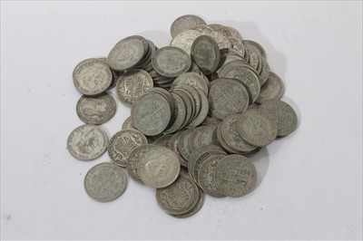 Lot 340 - G.B. - mixed pre-1947 silver coinage (estimated face value £10.00) (qty)