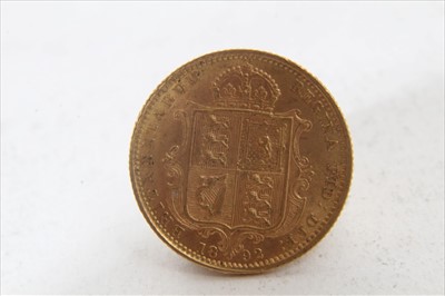 Lot 408 - G.B. - Victorian J.H. gold ½ sovereign 1892 E.F. (1 coin)