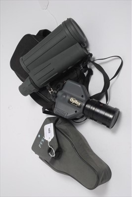 Lot 686 - Sibir Optics Scope, together with a Pysis spotting scope (2)