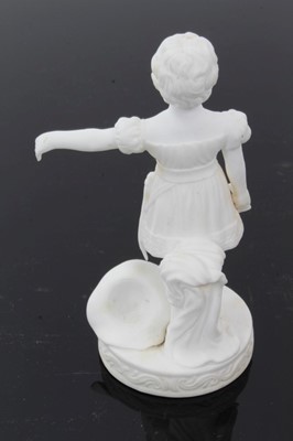 Lot 134 - Minton biscuit porcelain figure circa 1840