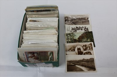 Lot 1213 - Postcards selection including real photographic comic and greetings (approx 300)