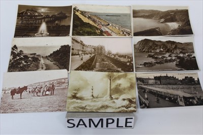 Lot 1183 - Postcards loose in box including GB and Foreign Topography, early cards, royalty etc.