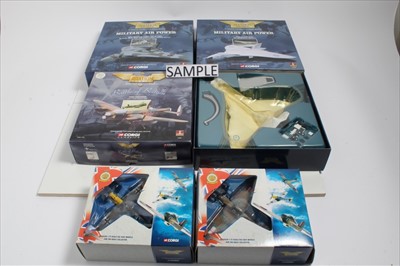 Lot 1369 - Corgi aviation archive boxed selection (6) various other boxed diesel including Vanguard, Eddie Stobart etc (qty)