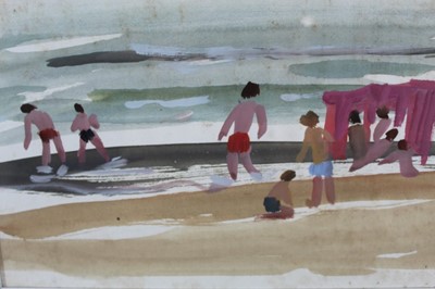 Lot 132 - Eileen Bell - bathers, early morning