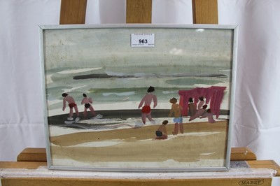 Lot 132 - Eileen Bell - bathers, early morning