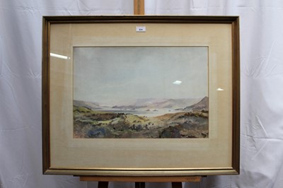 Lot 310 - William Grant Murray - watercolour - Scottish Loch