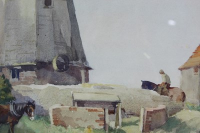 Lot 1091 - Frank Sherwin - watercolour - Dalham