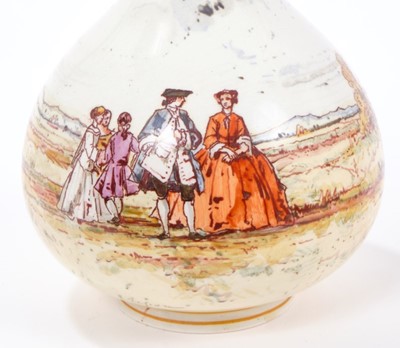 Lot 132 - Pair of Wedgwood vases, painted by Emile Lessore, circa 1870