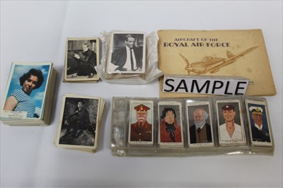 Lot 1180 - Cigarette and trade card selection including A & BC Gum,  'Man from Uncle', 'Monkees' and others.