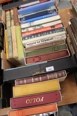 Lot 1261 - One box of Folio Society books