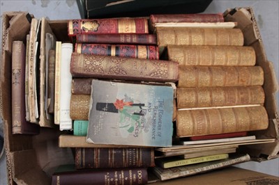 Lot 1269 - Decorative bindings and collectible books, various titles.  (3 Boxes)