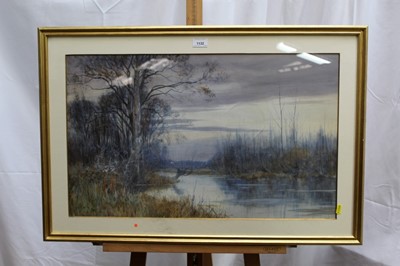 Lot 157 - Robert Winter Fraser (1848-1906) watercolour 'Hanworth' signed and dated '89, inscribed