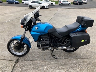 Lot 1601 - 1993 BMW K75 750cc Touring Motorcycle, Registration No. K973 ATM, finished in metallic blue, approx 71,000 miles, MOT until 22nd May 2020, a nice bike, in ready to ride condition