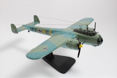 Lot 1418 - Scratchbuilt scale model of a Dornier 17Z F1-HT