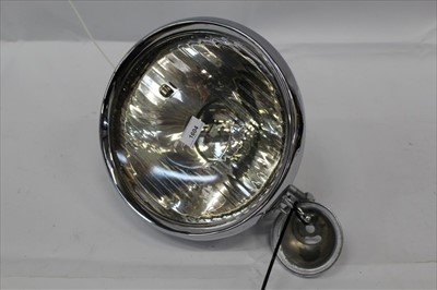 Lot 1604 - 1920s/30s P100 Chrome Car Headlamp