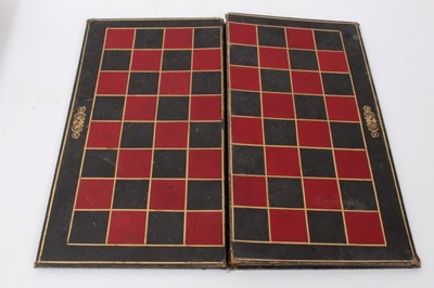 Lot 786 - Victorian games compendium in coromandel case