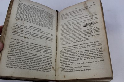 Lot 305 - Isabella Beeton - Book of Household Management, 1st Edition, London 1861, marbled boards, gilt tooled spine, some tape repairs and general deterioration