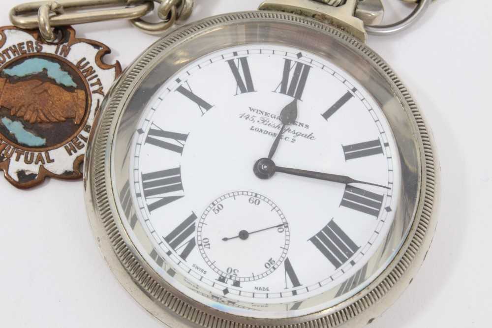 Lot 268 Two Winegartens Railway pocket watches on