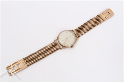 Lot 277 - Gentlemen’s 9ct gold Omega wristwatch