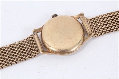 Lot 277 - Gentlemen’s 9ct gold Omega wristwatch
