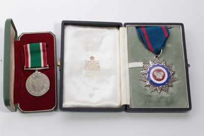 Lot 641 - Malaysian Medal  together with a WVS medal (2)