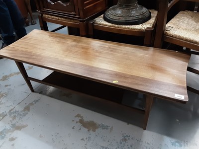 Lot 1055 - 1970s teak coffee table