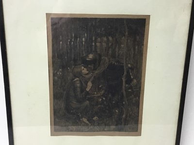 Lot 138 - Henry Macbeth-Raeburn  collection  of signed mezzotints - portraits and landscape, three framed, one mounted