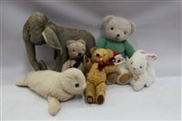 Lot 2847 - Selection of Merrythought soft toys -...