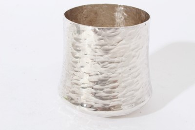Lot 267 - Contemporary Finish silver beaker, boxed