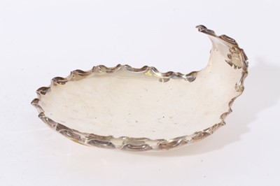 Lot 275 - Selection of Georgian and later silver and a white metal dish.