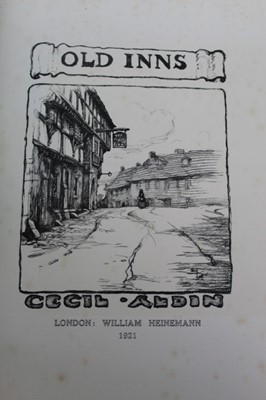 Lot 1103 - Cecil Aldin - old inns signed limited edition