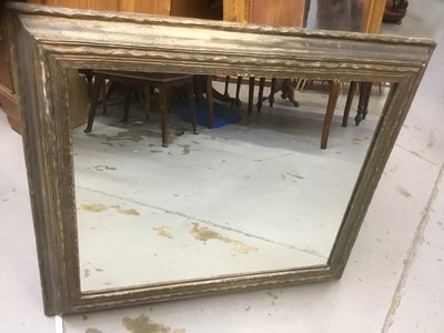Lot 108 - Antique silvered picture frame now as a mirror